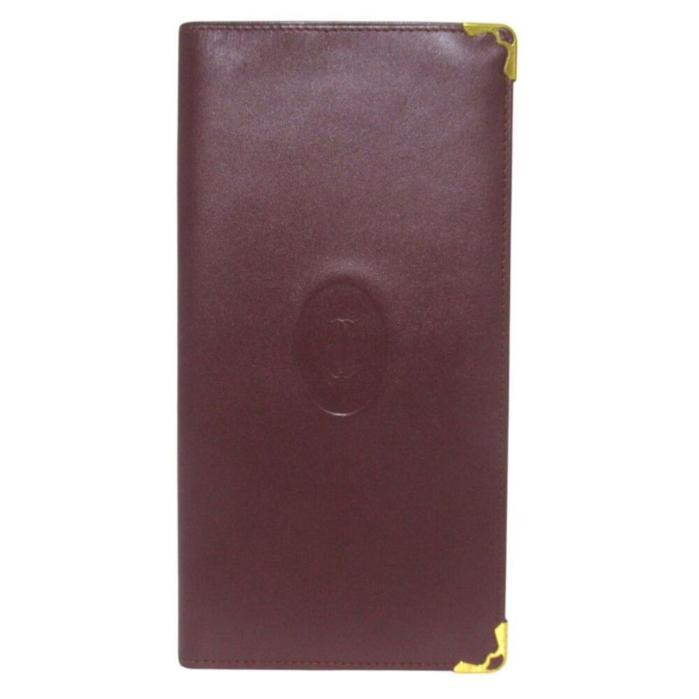 Cartier Must Leather Long Wallet